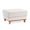Ver imagem 2 de Puff 80cm Linho Ananda CabeCasa MadeiraOriginals Bege/Creme