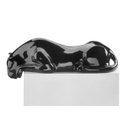 Ver imagem 2 de Escultura Decorativa Estátua Pantera Bebendo Água Piscina 102cm:preto Brilho