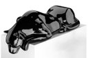 Ver imagem 3 de Escultura Decorativa Estátua Pantera Bebendo Água Piscina 102cm:preto Brilho