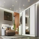 Ver imagem 5 de Guarda Roupa Sollo 3 Portas 8 Gavetas 1 Espelho Cor:branco