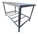 Ver imagem 1 de Mesa de Manipulação Inox 150x90cm Msi-09 - Cefaz Mesa Manipulação de Alimentos, Mesa Bancada Industr