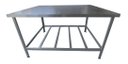 Ver imagem 2 de Mesa de Manipulação Inox 150x90cm Msi-09 - Cefaz Mesa Manipulação de Alimentos, Mesa Bancada Industr