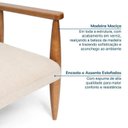 Ver imagem 7 de Conjunto Poltrona e Cômoda 6 Gavetas Madeira Maciça Baru CabeCasa MadeiraOriginals Marrom/Cacau