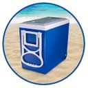 Ver imagem 6 de Caixa Termica 32 Litros Multifuncional 3 em 1 com Rodinhas