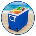 Ver imagem 5 de Caixa Termica 32 Litros Multifuncional 3 em 1 com Rodinhas