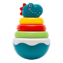 Brinquedo Dino Teimoso com Argolas e Chocalho Buba 17875 - 1