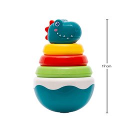 Brinquedo Dino Teimoso com Argolas e Chocalho Buba 17875 - 4