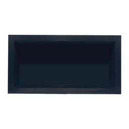 Nicho Banheiro Embutir 30x60cm Plástico Preto - Gerplast, Opção: Preto - 1
