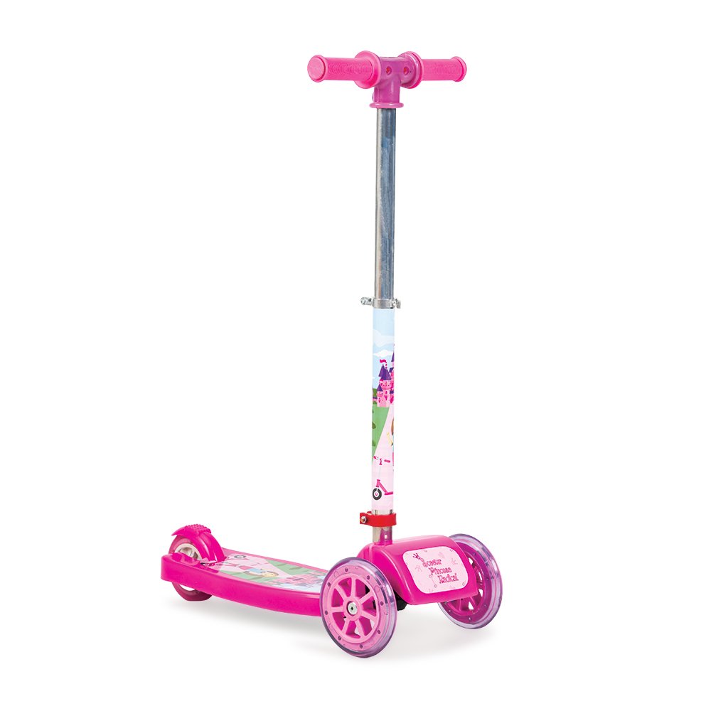 Patinete Infantil Scooter 3 Rodas Princesa Radical Rosa - 2