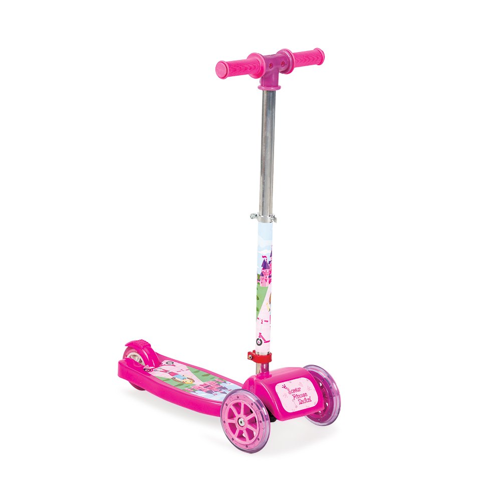 Patinete Infantil Scooter 3 Rodas Princesa Radical Rosa - 1