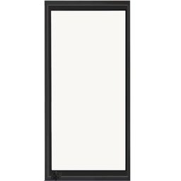 Vitro Capelinha Pivotante C/trinco Vidro Mini Boreal 1,00 X 0,40 Cor Preto Linha Econ - 2