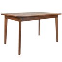 Ver imagem 1 de Mesa de Jantar Retangular Rústica 130cm em Madeira Maciça - Natural