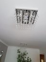 Ver imagem 3 de Lustre de Cristal Verdadeiro Quadrado 45x45 Cm Sala de Jantar, Sala, Quarto - Transparente