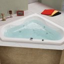 Ver imagem 1 de Banheira de Hidromassagem Quantum em Gel Coat Gran Luxo com Aquecedor 147 Cm - Volume Ideal 270 Litr - 110V
