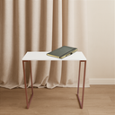 Ver mais imagens de Mesa Aparador Retangular Industrial Aço Cobre Hall Pés Metálicos para Sala de Estar Decoração Vintag