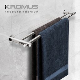 Toalheiro Duplo 70 Cm Inox - Kromus RD0112 - 4