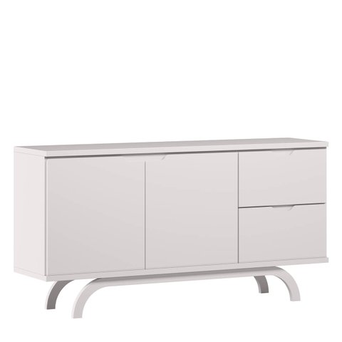 Balcão 2 Portas 2 Gavetas Com 150cm Rennes Off White - ÉdeCasaMóveis                                                                           