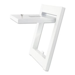 Visor Luz energia linear hat branco fosco Top Design Moderno Inovador - 4