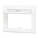 Ver imagem 5 de Visor Luz Energia Linear Hat Branco Fosco Top Design Moderno Inovador