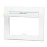 Visor Luz energia linear hat branco fosco Top Design Moderno Inovador - 5