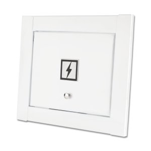 Visor Luz energia linear hat branco fosco Top Design Moderno Inovador