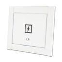 Ver imagem 1 de Visor Luz Energia Linear Hat Branco Fosco Top Design Moderno Inovador