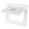 Visor Luz energia linear hat branco fosco Top Design Moderno Inovador - 3