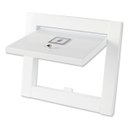 Ver imagem 3 de Visor Luz Energia Linear Hat Branco Fosco Top Design Moderno Inovador