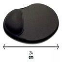 Ver imagem 3 de Mousepad Ergonomico com Suporte Pulso Mouse Pad Gel Descanso Neoprene Home Office Escritorio