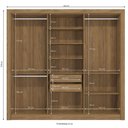 Ver imagem 4 de Guarda Roupa 6 Portas 2 Gavetas M569 Kappesberg