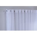 Ver imagem 4 de Cortina Sala Voal Quadriculado Charm Decoraçao 6,00x2,20:branco