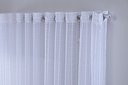 Ver imagem 3 de Cortina Sala Voal Quadriculado Charm Decoraçao 6,00x2,20:branco