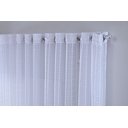 Ver imagem 3 de Cortina Sala Voal Quadriculado Charm Decoraçao 6,00x2,20:branco