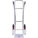 Ver imagem 5 de Carrinho para Carga 150kg Alumínio Roda Tripla Pneu Maciça Worker