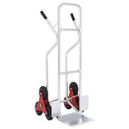 Carrinho para Carga 150kg Alumínio Roda Tripla Pneu Maciça Worker - 1