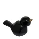 Ver imagem 1 de Pássaro preto de cerâmica trabalhado decorativo