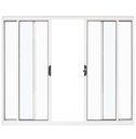 Ver imagem 2 de Janela de Correr Alumínio Branco 04 Folhas Fit - 100x150