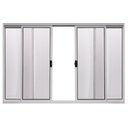 Ver imagem 1 de Janela de Correr Alumínio Branco 04 Folhas Fit - 100x150