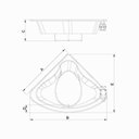 Ver imagem 3 de Banheira de Hidromassagem Innovare Gel Coat Gran Luxo com Aquecedor 160 Cm - Volume Ideal 345 Litros - 220V