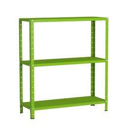 Estante Aço 3 Prateleiras Livros Cozinha Quarto Eaf007 Verde - 1