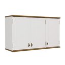 Ver imagem 1 de Aéreo Retrô 3p Off White-nogueira Armário Cozinha