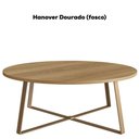 Ver imagem 3 de Mesa de Centro para Sala de Estar 27947 Hanover Dourado Artesano