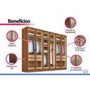 Ver imagem 5 de Guarda Roupa Modulado Closet 6PTS 4g Linea N. Horizonte Cuma