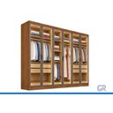 Ver imagem 2 de Guarda Roupa Modulado Closet 6PTS 4g Linea N. Horizonte Cuma