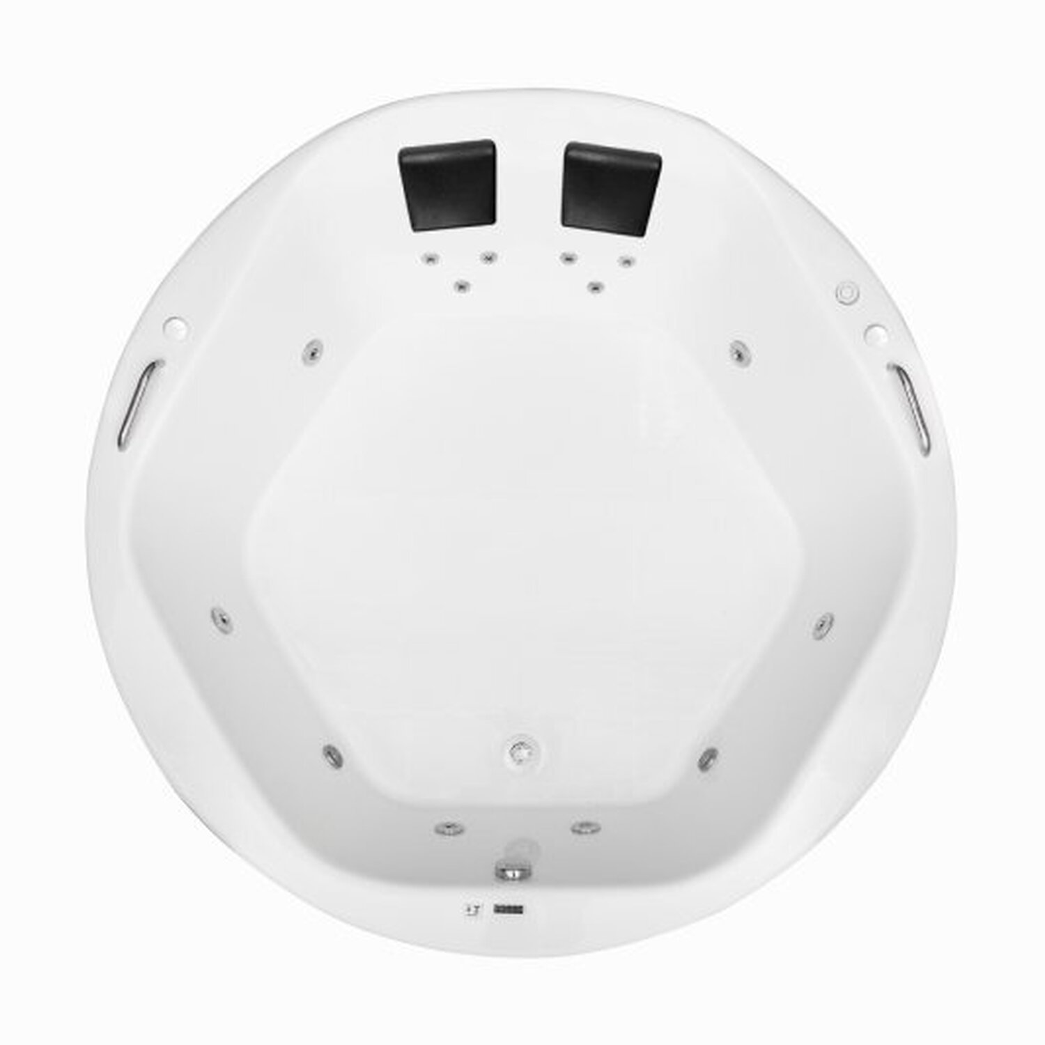 Banheira de Hidromassagem Hexa em Gel Coat Gran Luxo com Aquecedor 180 cm - Volume Ideal 425 litros - 110V - 1