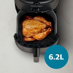 Fritadeira Air Fryer Serie 1000 Xl Philips Walita 6,2l Preta Na130 1700w 127v - 5