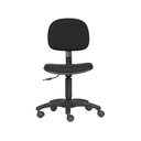 Ver imagem 2 de Cadeira Secretaria Giratoria Savoia Tecido preto
