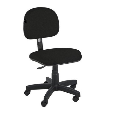 Cadeira Secretaria Giratoria Savoia Tecido preto