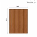 Ver imagem 4 de Painel Ripado para TV 2700x2000x25 mm - Turim