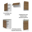 Ver imagem 5 de Armário de Cozinha Compacta 160cm Branco/Rustic Glamy Madesa 07